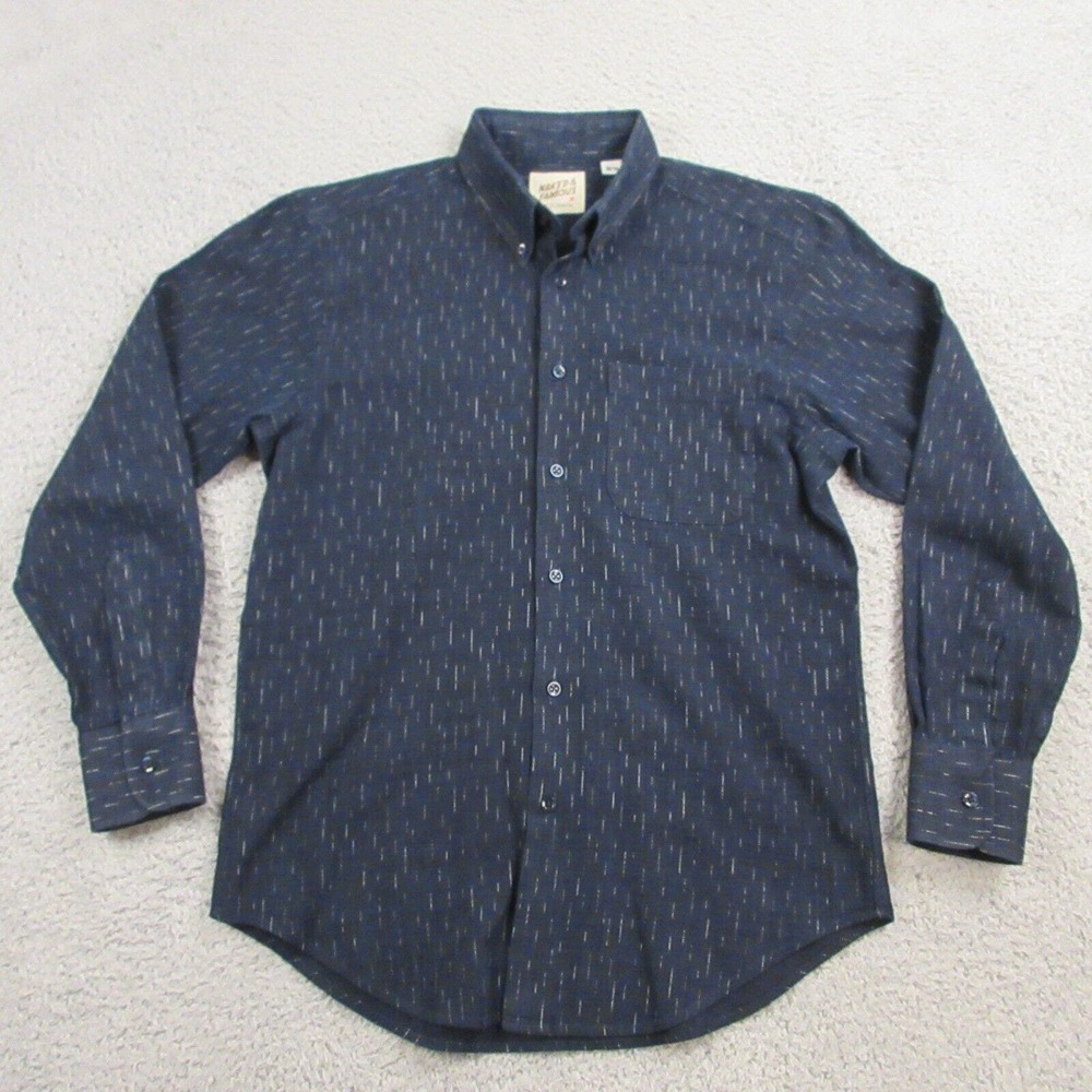 Naked & Famous Mens Rain kimono Regular Shirt. Tagged M but must have shrunk